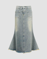 Sageborn Maxi-Jeansrock